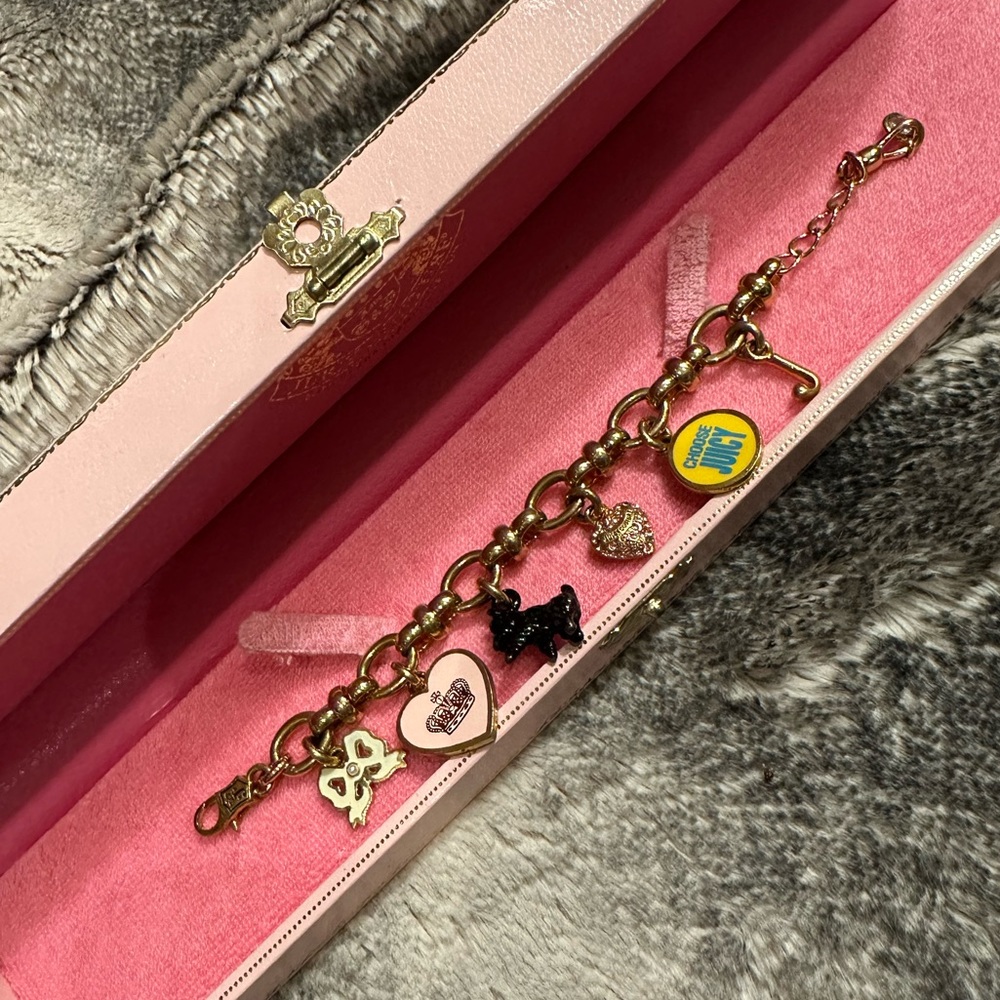 juicy couture vintage charm bracelet!